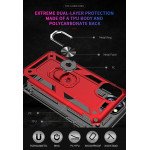 Wholesale iPhone 11 Pro (5.8in) Tech Armor Ring Grip Case with Metal Plate (Red)